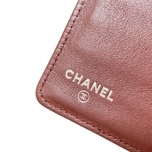 CHANEL Bicolore - Black Leather Long Wallet - Picture 5 of 5